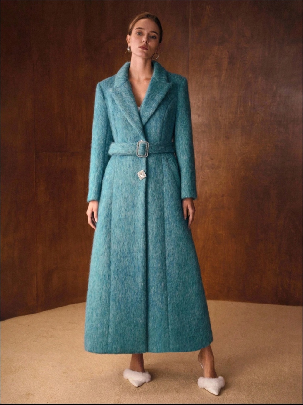 MOTF Coat Teal Blue XS NWT